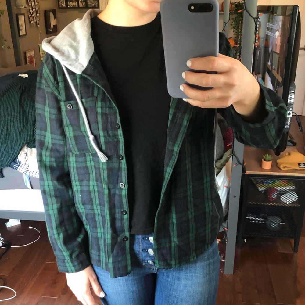 Flannel with Hood